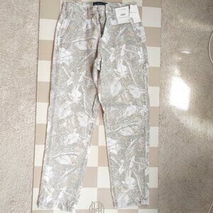 NWT Men's Abercrombie & Fitch Loose Workwear Pant Light Gray Camo - Size 29/32